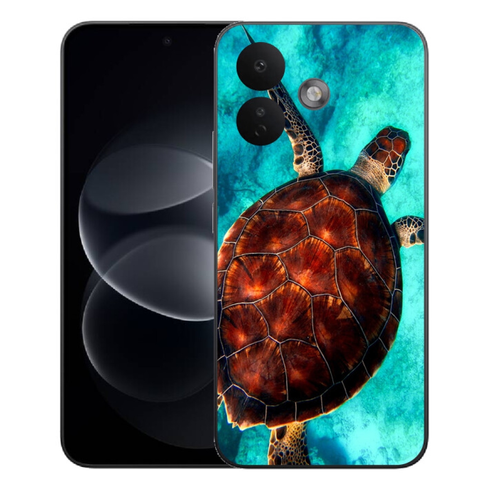 Gelový kryt mmCase na Xiaomi Redmi Note 17 Pro 5G - želva