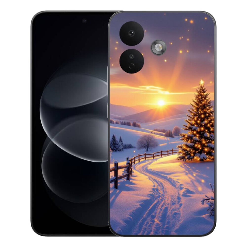 Gelový kryt mmCase na Xiaomi Redmi Note 17 Pro 5G - zimní krajina