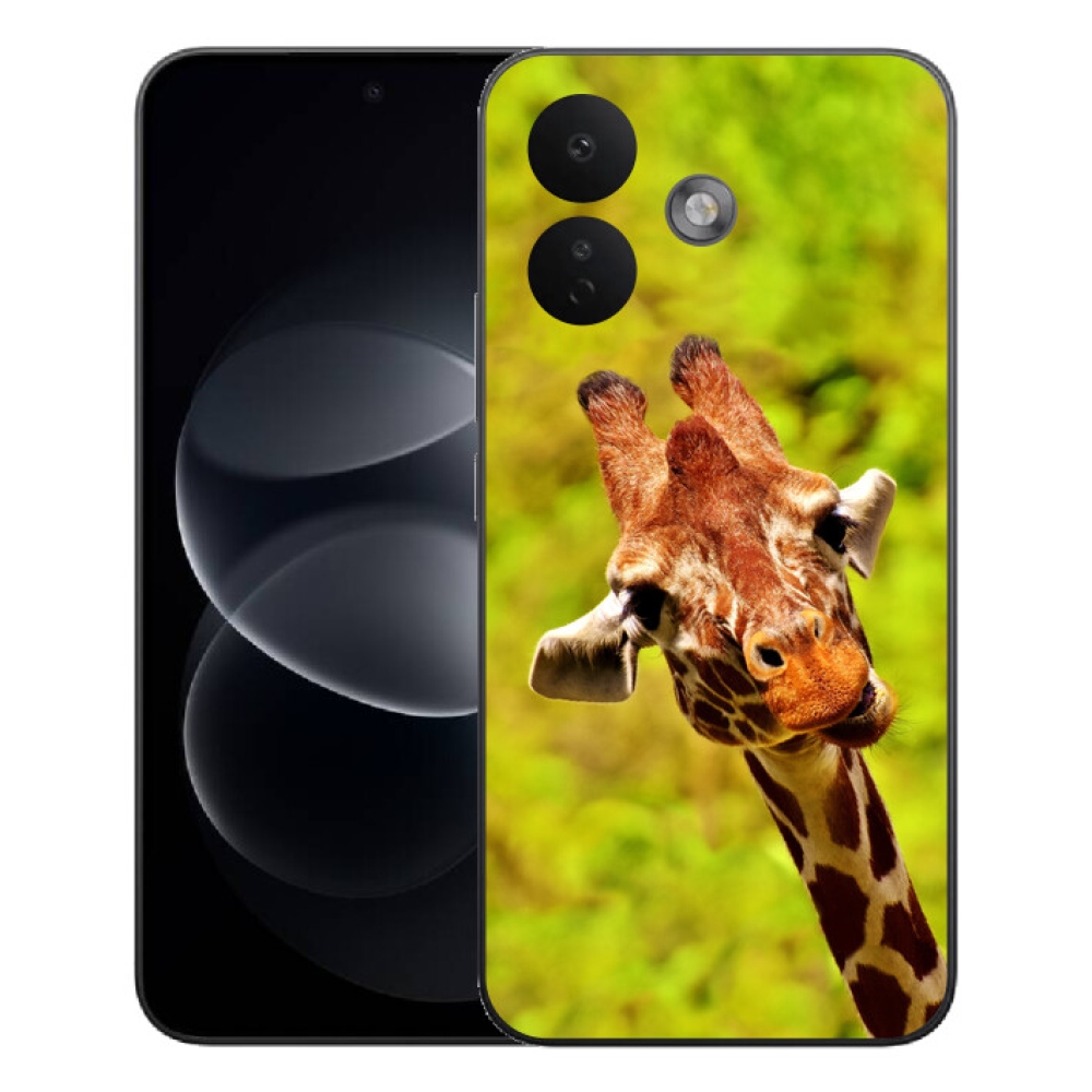 Gelový kryt mmCase na Xiaomi Redmi Note 17 Pro 5G - žirafa