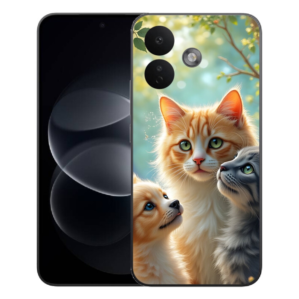 Gelový kryt mmCase na Xiaomi Redmi Note 17 Pro 5G - zvířecí přátelství 2