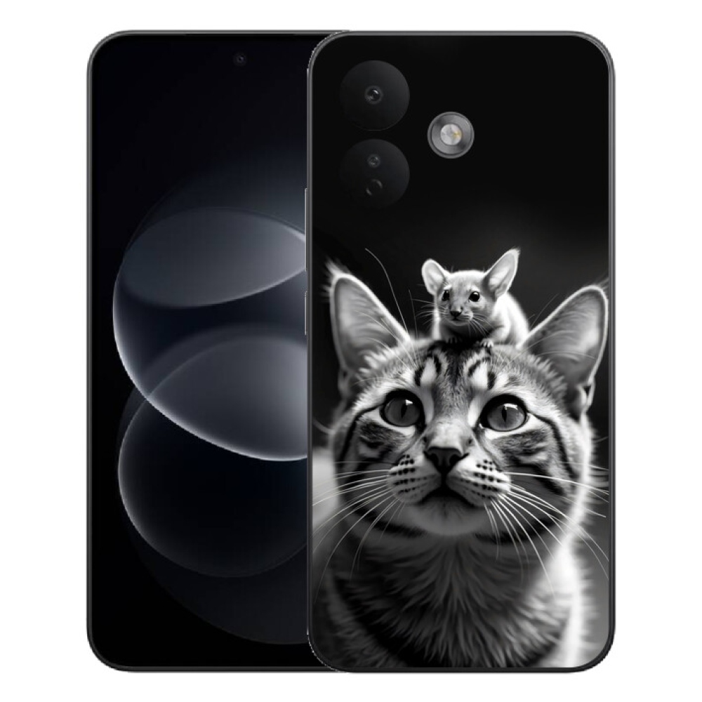 Gelový kryt mmCase na Xiaomi Redmi Note 17 Pro 5G - zvířecí přátelství 2
