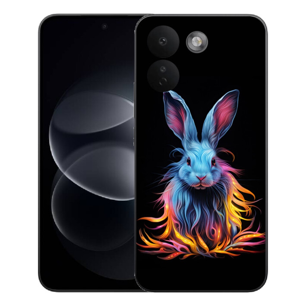 Gelový kryt mmCase na Xiaomi Redmi Note 17 Pro Max 5G - abstraktní zajíc