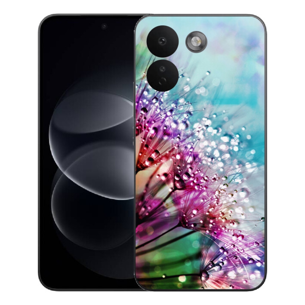 Gelový kryt mmCase na Xiaomi Redmi Note 17 Pro Max 5G - barevné květy