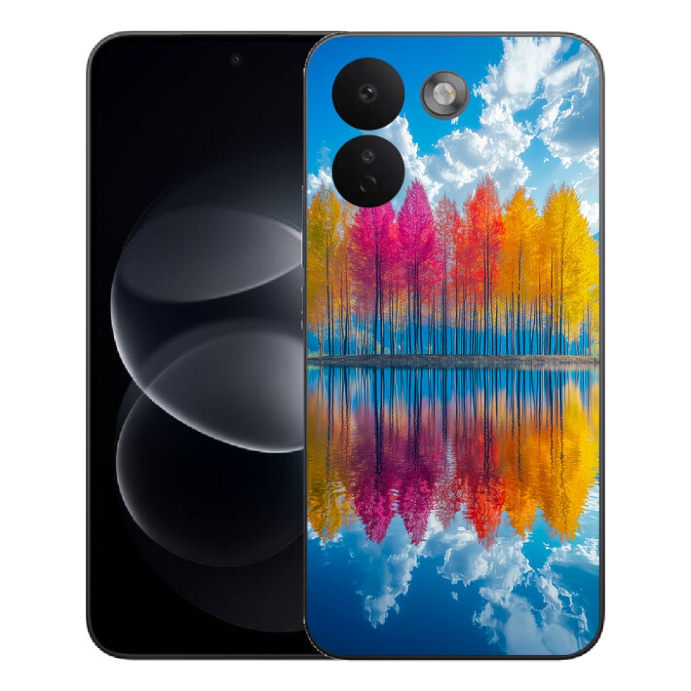 Gelový kryt mmCase na Xiaomi Redmi Note 17 Pro Max 5G - barevné stromy