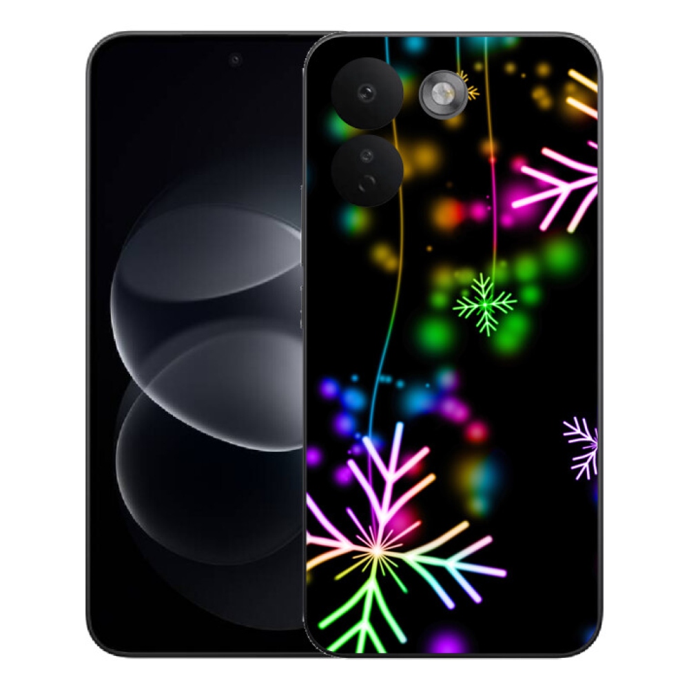 Gelový kryt mmCase na Xiaomi Redmi Note 17 Pro Max 5G - barevné vločky