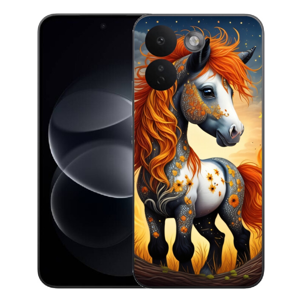Gelový kryt mmCase na Xiaomi Redmi Note 17 Pro Max 5G - barevný poník