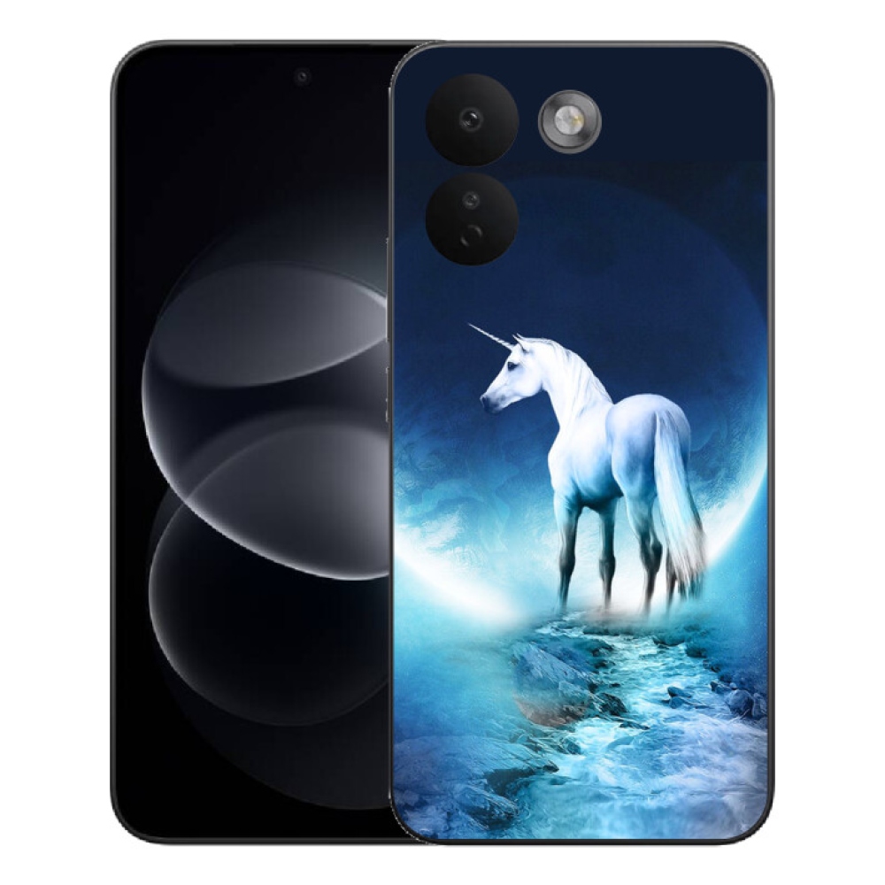 Gelový kryt mmCase na Xiaomi Redmi Note 17 Pro Max 5G - bílý jednorožec