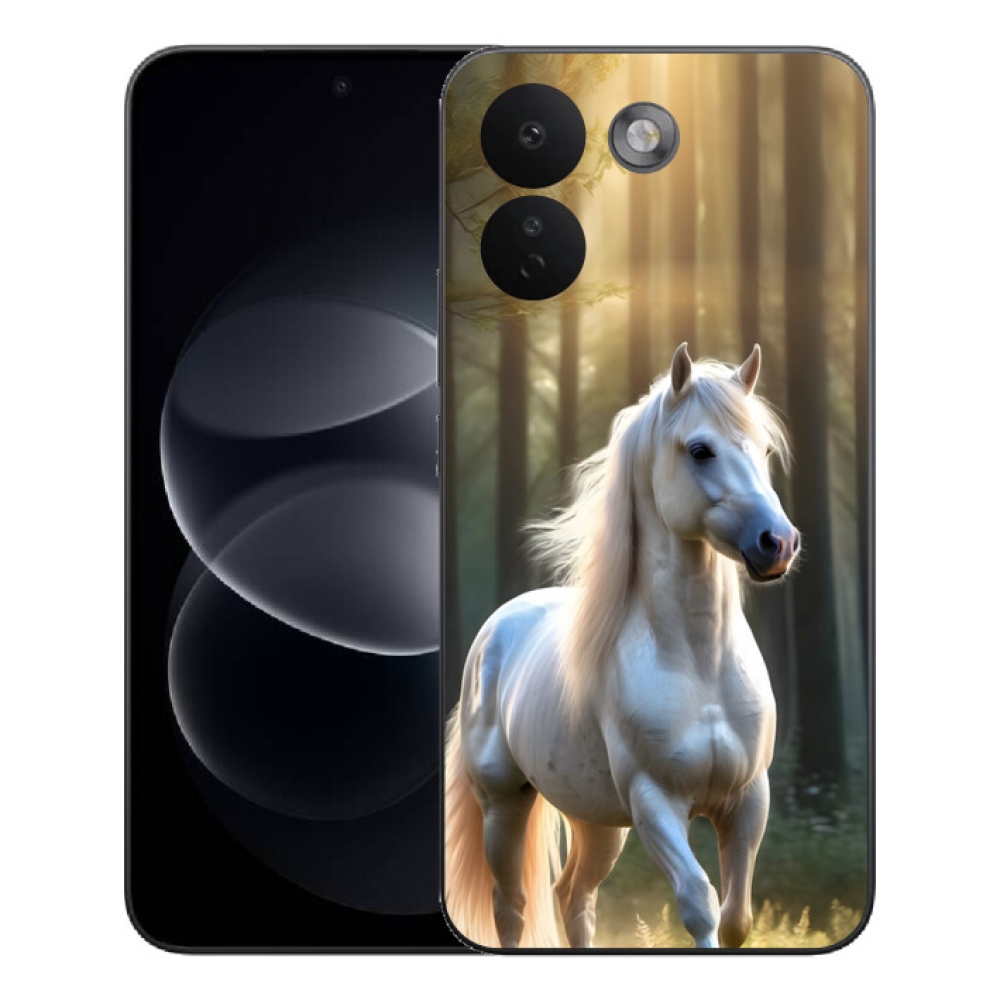 Gelový kryt mmCase na Xiaomi Redmi Note 17 Pro Max 5G - bílý kůň 3