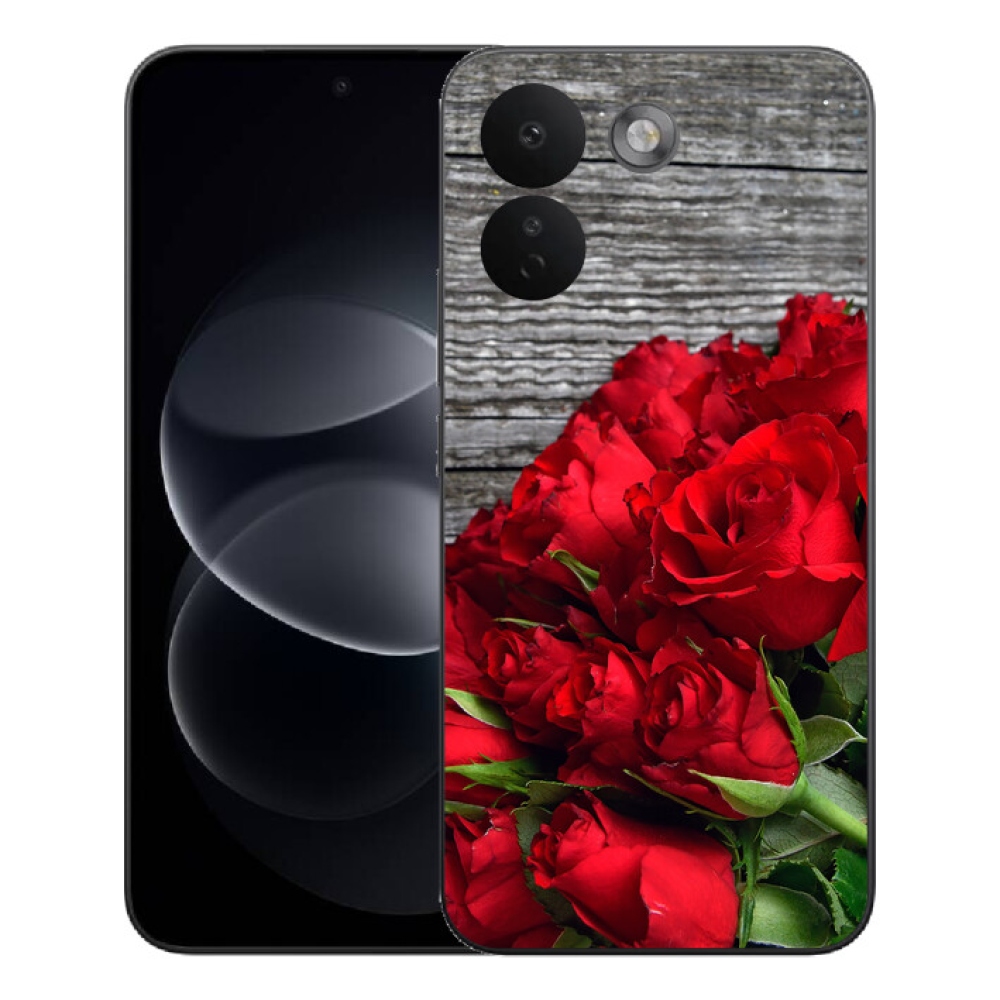Gelový kryt mmCase na Xiaomi Redmi Note 17 Pro Max 5G - červené růže