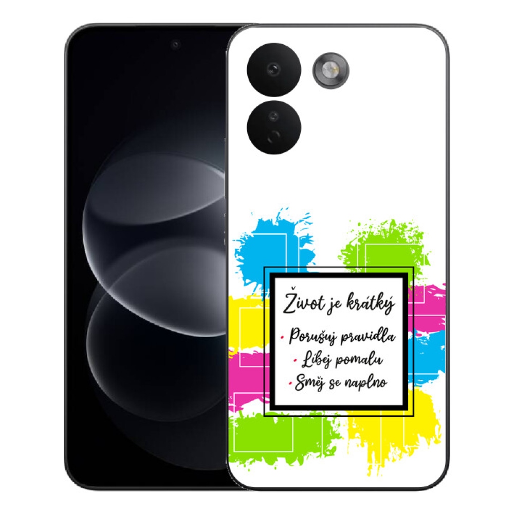 Gelový kryt mmCase na Xiaomi Redmi Note 17 Pro Max 5G - citát 5 bílé pozadí