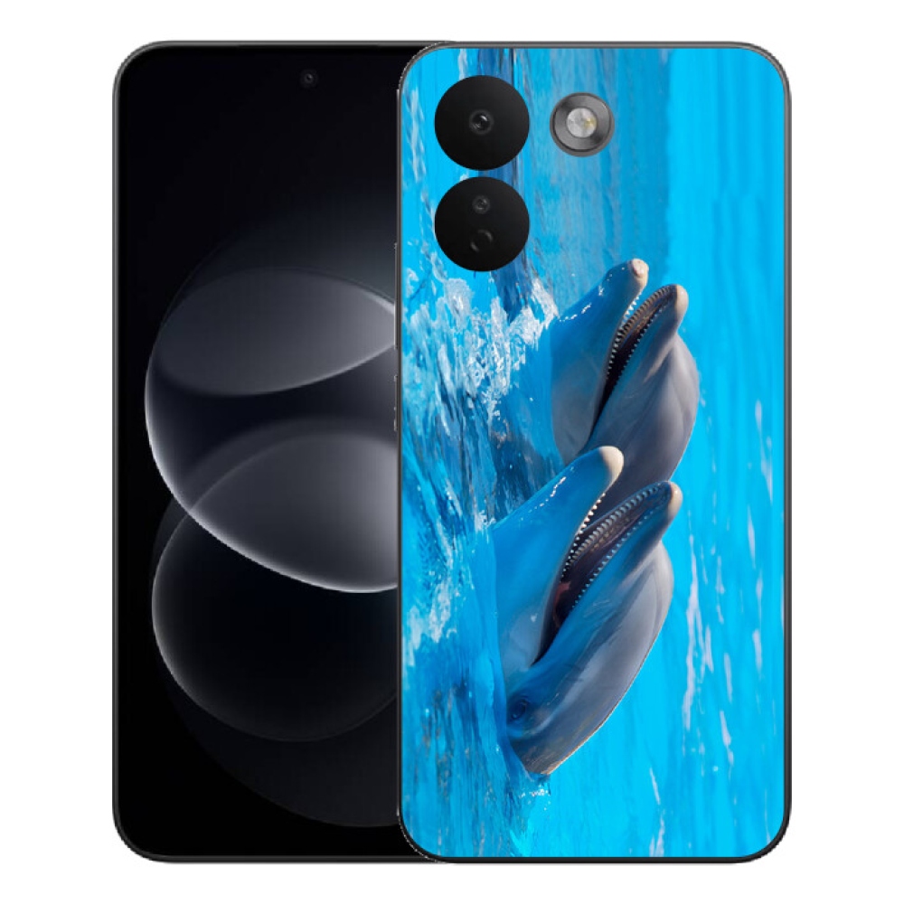 Gelový kryt mmCase na Xiaomi Redmi Note 17 Pro Max 5G - delfíni