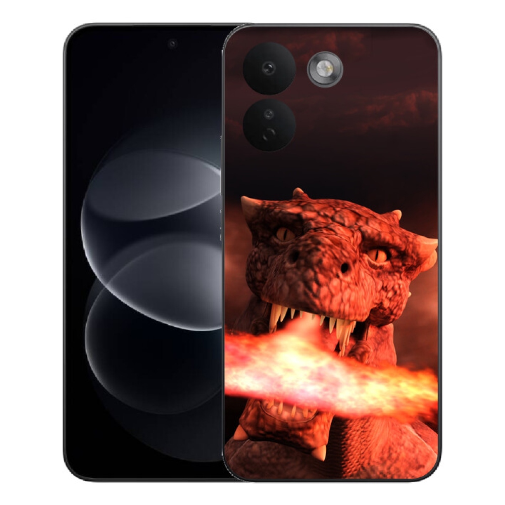 Gelový kryt mmCase na Xiaomi Redmi Note 17 Pro Max 5G - drak