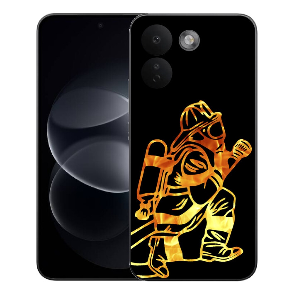 Gelový kryt mmCase na Xiaomi Redmi Note 17 Pro Max 5G - hasič 1