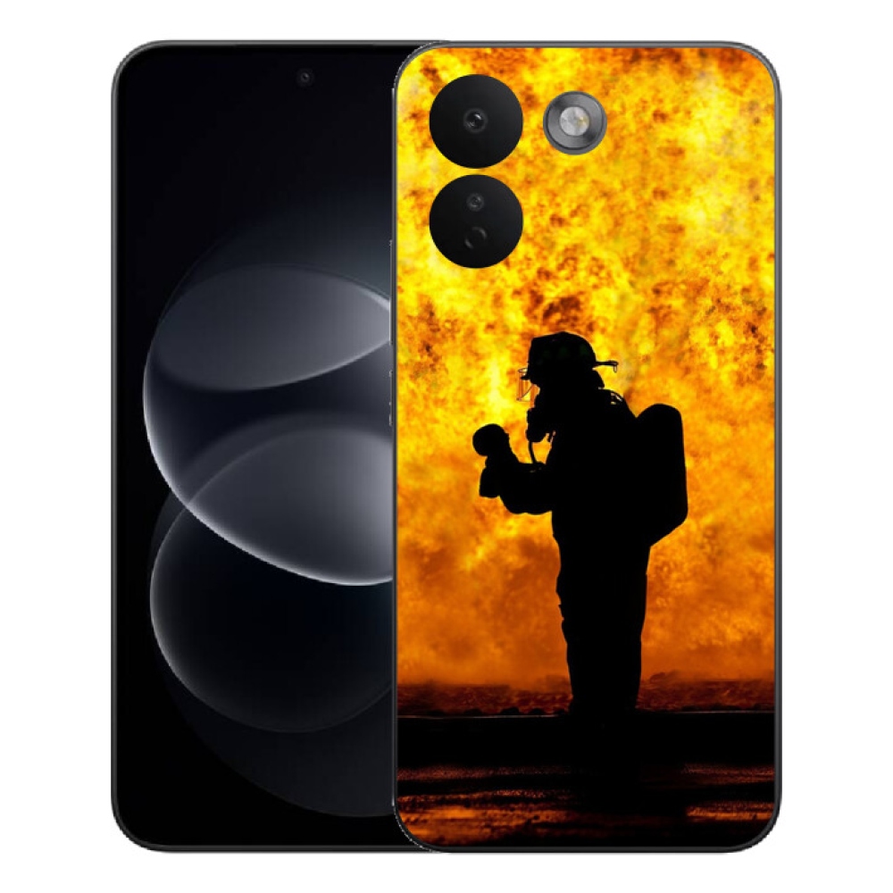 Gelový kryt mmCase na Xiaomi Redmi Note 17 Pro Max 5G - hasič