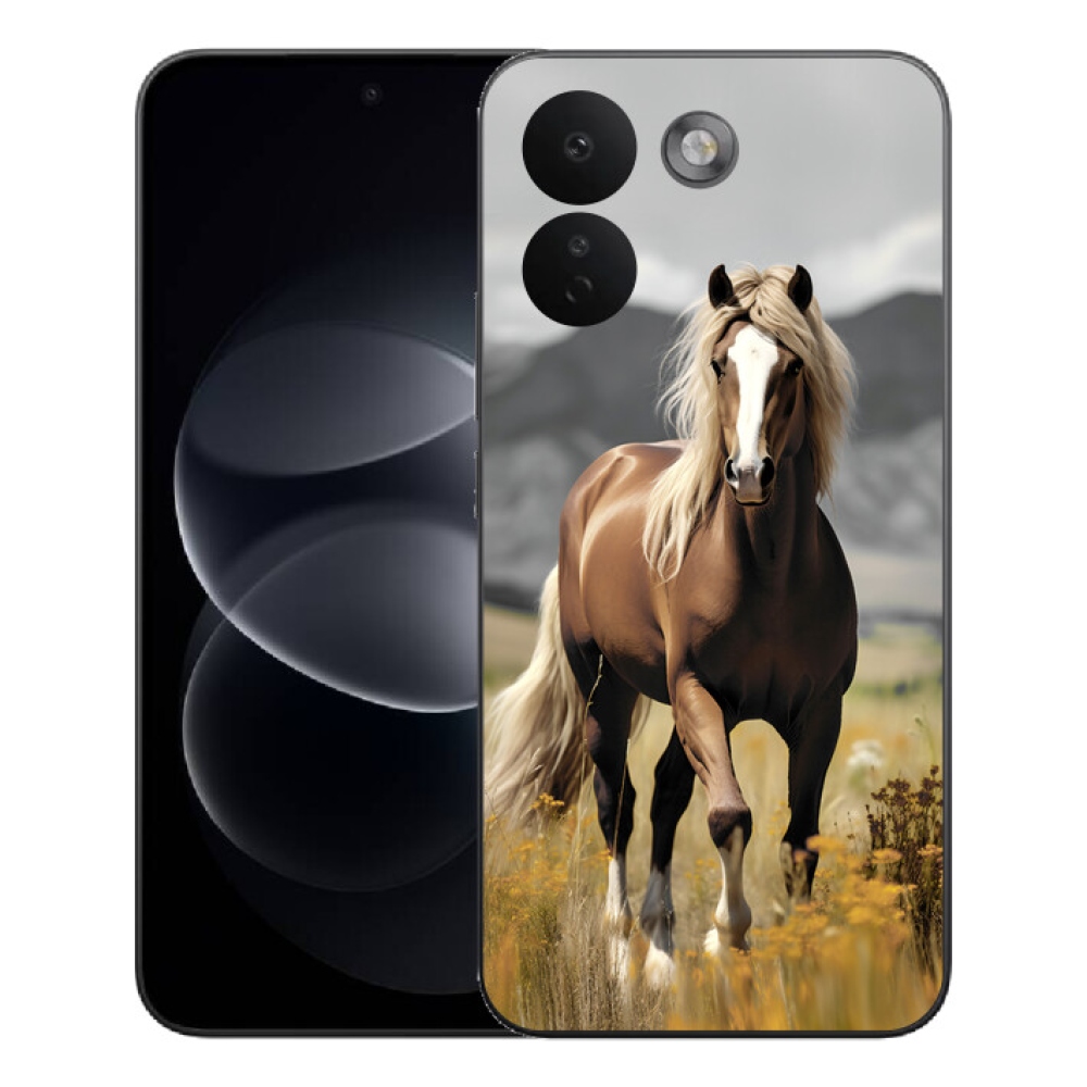 Gelový kryt mmCase na Xiaomi Redmi Note 17 Pro Max 5G - hnědý kůň 1