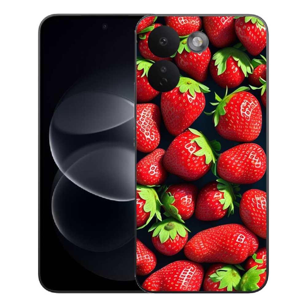 Gelový kryt mmCase na Xiaomi Redmi Note 17 Pro Max 5G - jahody