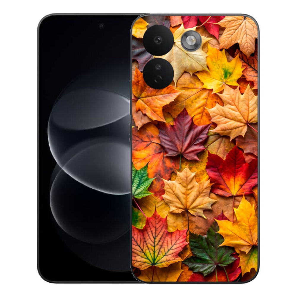 Gelový kryt mmCase na Xiaomi Redmi Note 17 Pro Max 5G - javorové listy 2