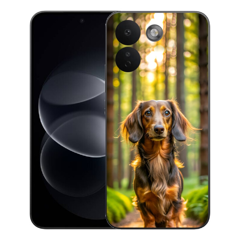 Gelový kryt mmCase na Xiaomi Redmi Note 17 Pro Max 5G - jezevčík 4