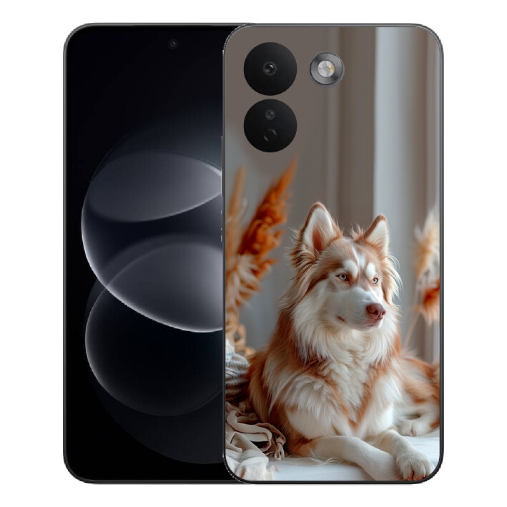 Gelový kryt mmCase na Xiaomi Redmi Note 17 Pro Max 5G - klidný sibiřský husky