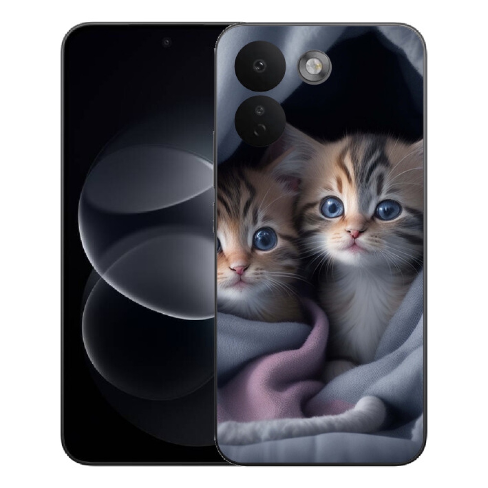Gelový kryt mmCase na Xiaomi Redmi Note 17 Pro Max 5G - kočičí duo 2