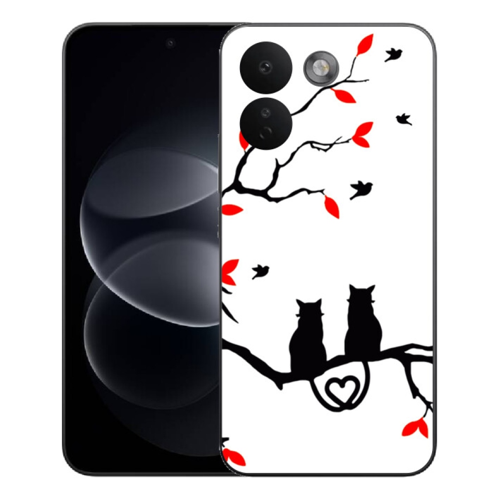 Gelový kryt mmCase na Xiaomi Redmi Note 17 Pro Max 5G - kočičí láska