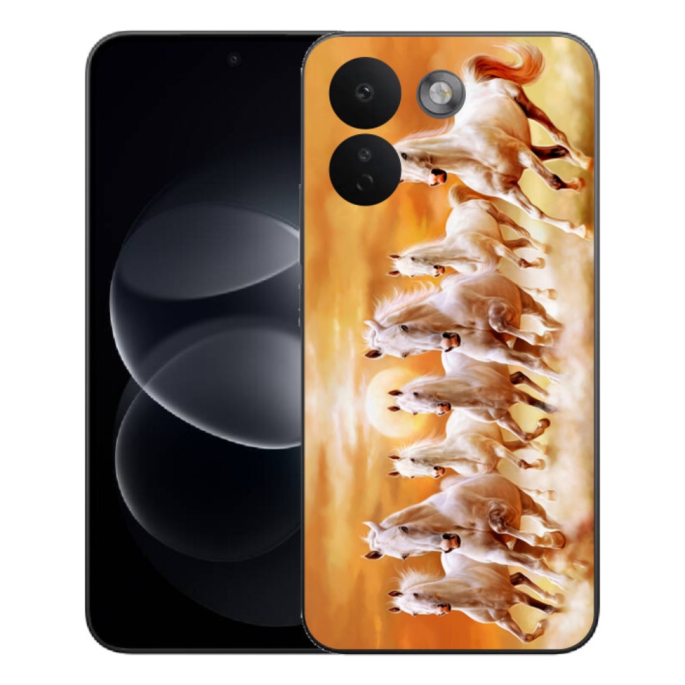 Gelový kryt mmCase na Xiaomi Redmi Note 17 Pro Max 5G - koně 2