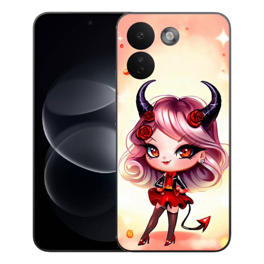 Gelový kryt mmCase na Xiaomi Redmi Note 17 Pro Max 5G - kreslená čertice