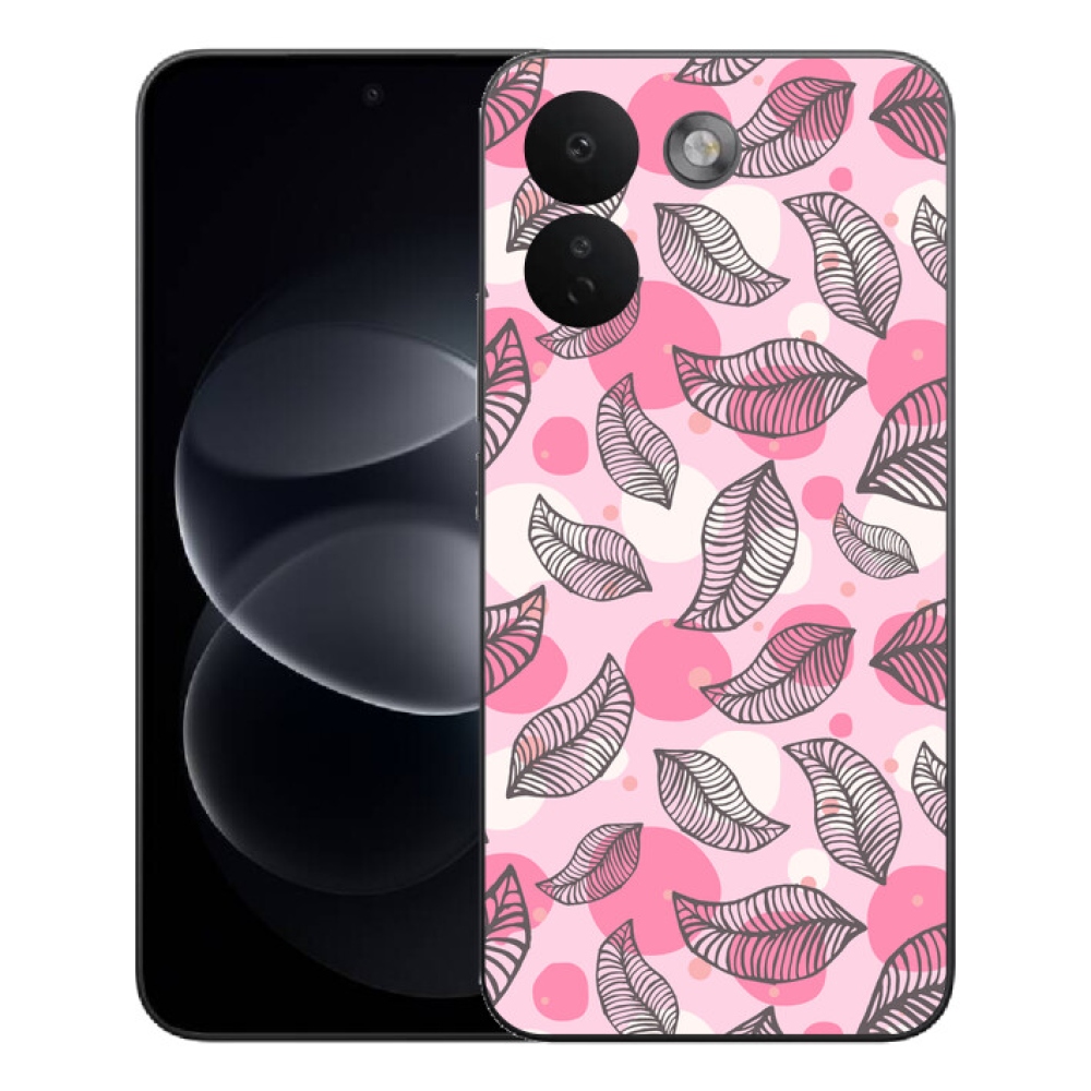 Gelový kryt mmCase na Xiaomi Redmi Note 17 Pro Max 5G - kreslené padající listy