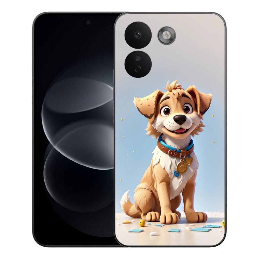 Gelový kryt mmCase na Xiaomi Redmi Note 17 Pro Max 5G - kreslené štěně