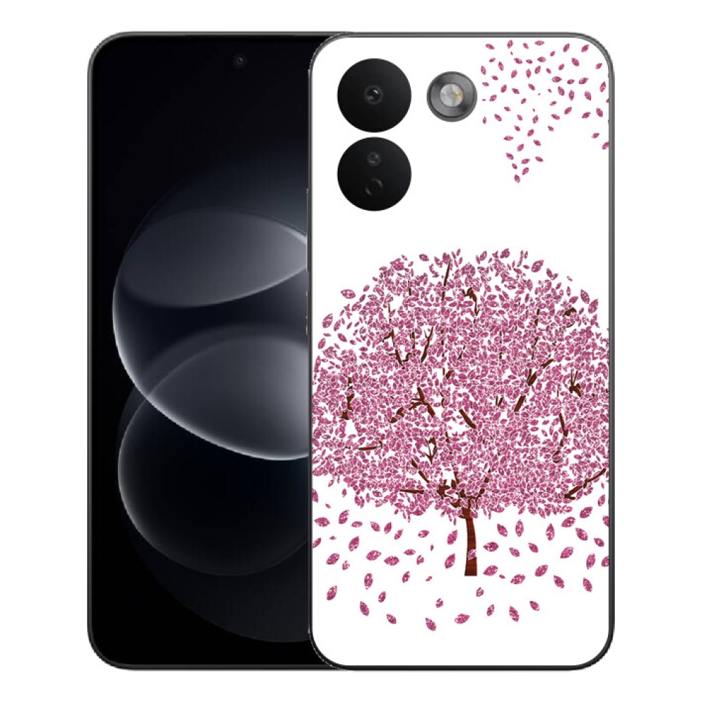 Gelový kryt mmCase na Xiaomi Redmi Note 17 Pro Max 5G - kreslený strom s listy