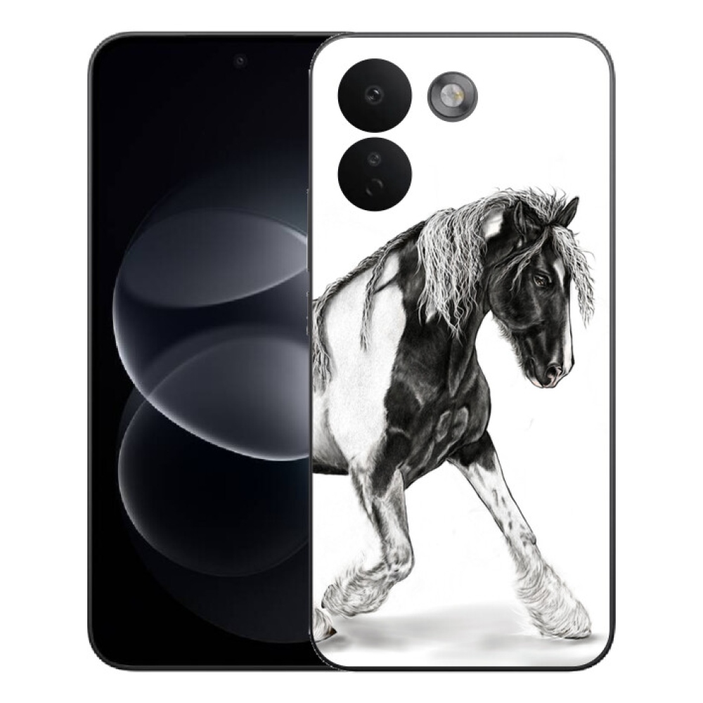 Gelový kryt mmCase na Xiaomi Redmi Note 17 Pro Max 5G - kůň