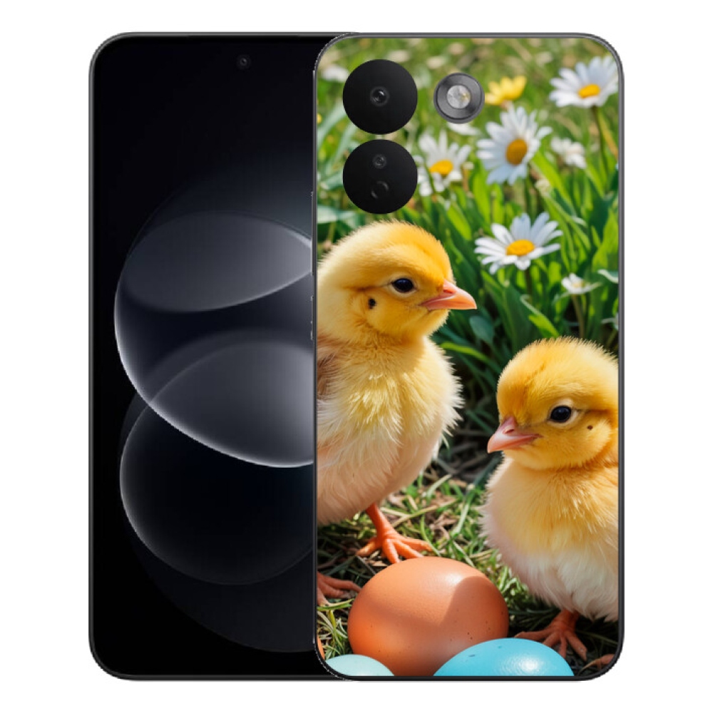 Gelový kryt mmCase na Xiaomi Redmi Note 17 Pro Max 5G - kuřátka