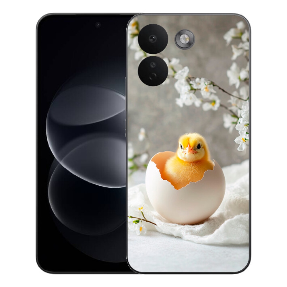 Gelový kryt mmCase na Xiaomi Redmi Note 17 Pro Max 5G - kuřátko