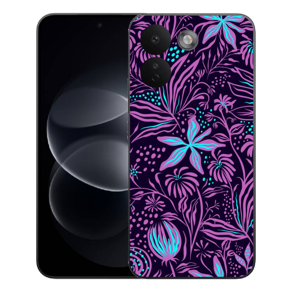 Gelový kryt mmCase na Xiaomi Redmi Note 17 Pro Max 5G - květiny 2