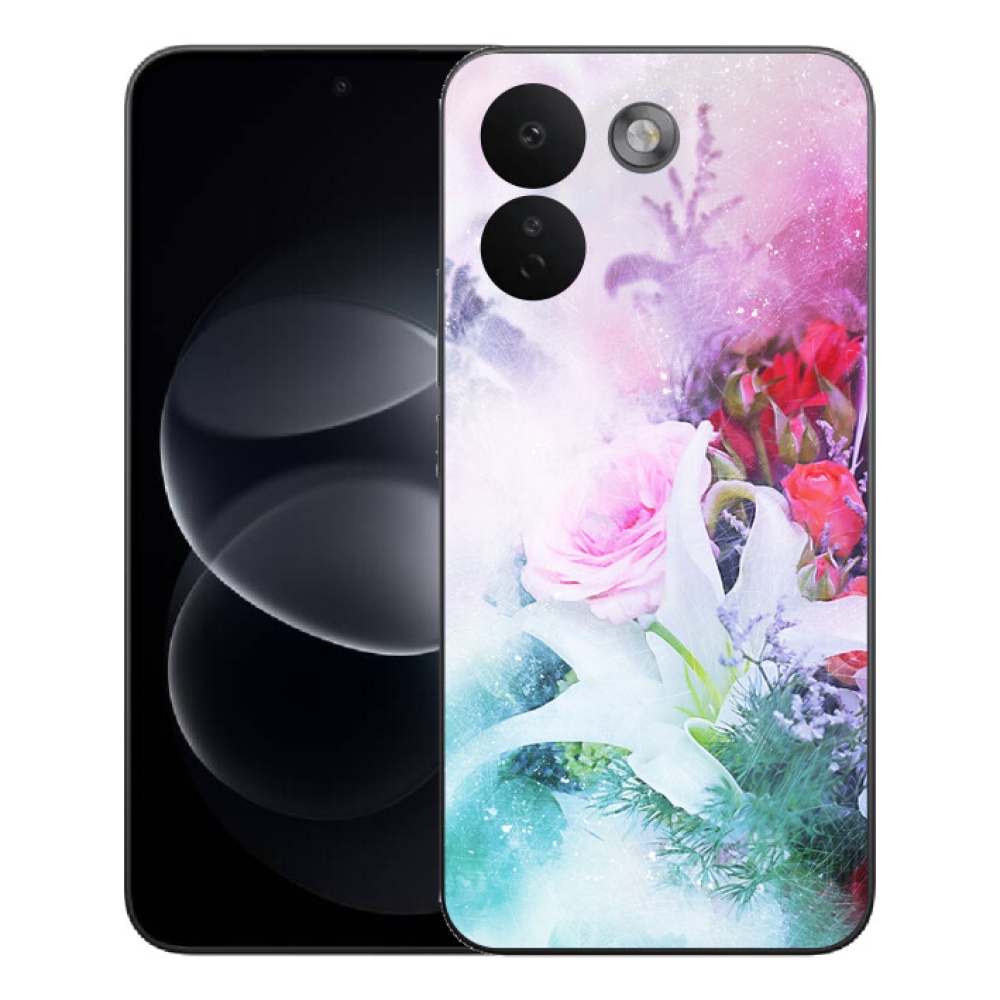 Gelový kryt mmCase na Xiaomi Redmi Note 17 Pro Max 5G - květiny 4