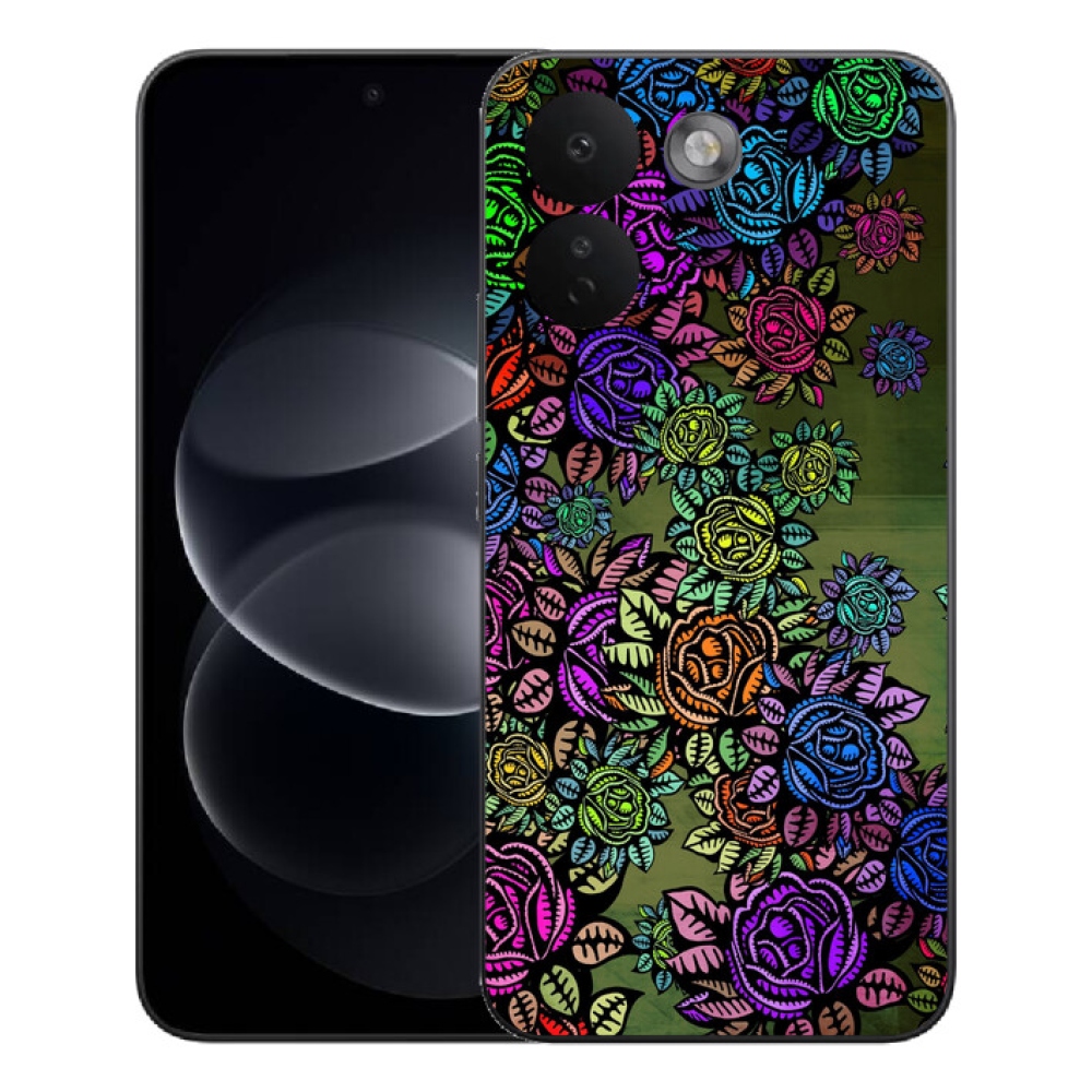Gelový kryt mmCase na Xiaomi Redmi Note 17 Pro Max 5G - květiny 6