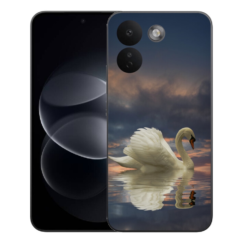 Gelový kryt mmCase na Xiaomi Redmi Note 17 Pro Max 5G - labuť