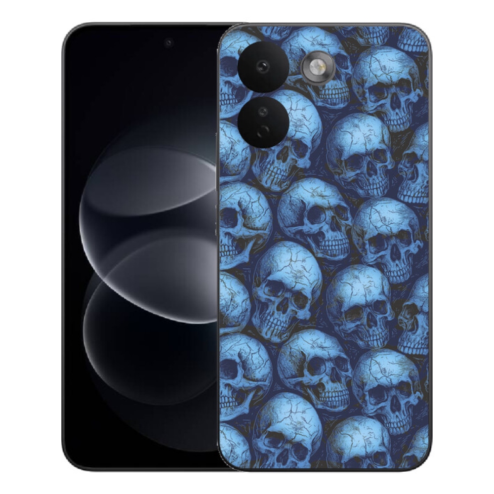 Gelový kryt mmCase na Xiaomi Redmi Note 17 Pro Max 5G - lebky