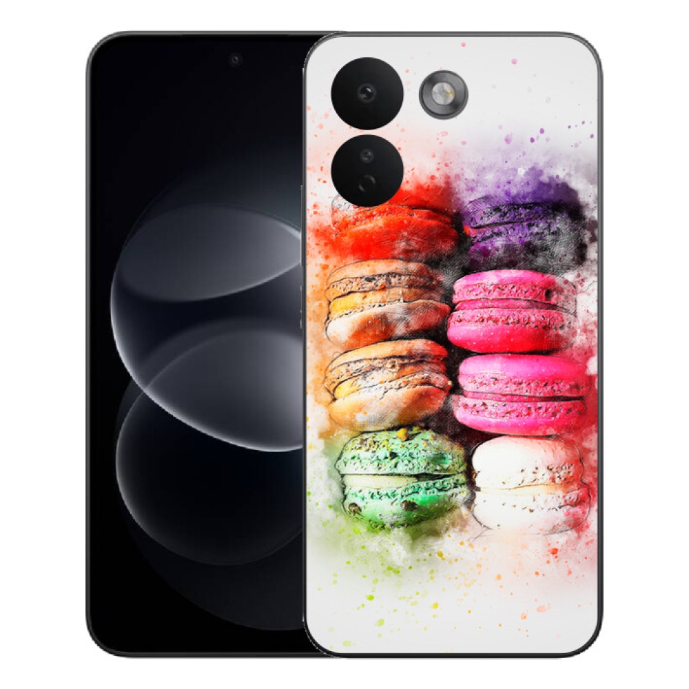 Gelový kryt mmCase na Xiaomi Redmi Note 17 Pro Max 5G - makrónky