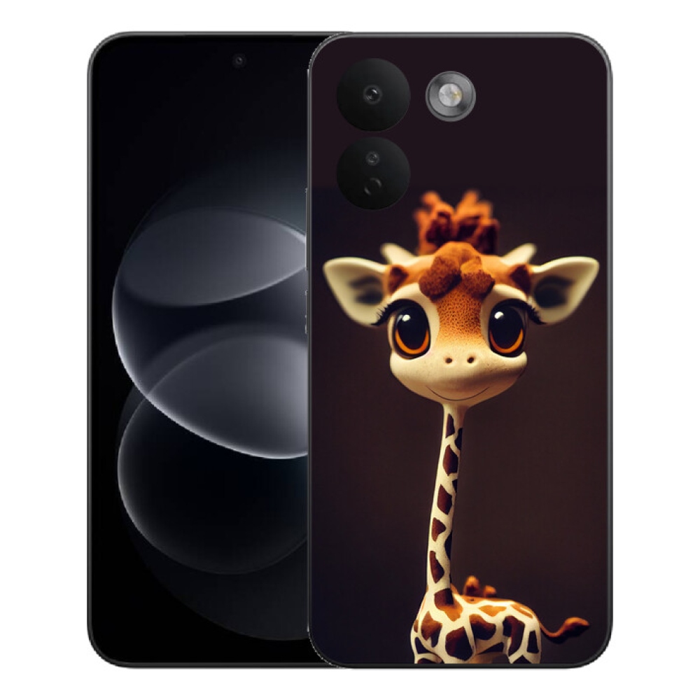 Gelový kryt mmCase na Xiaomi Redmi Note 17 Pro Max 5G - malá žirafa