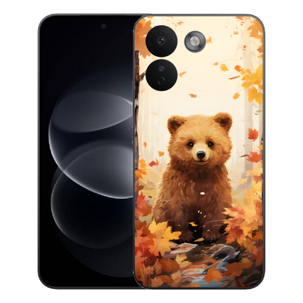 Gelový kryt mmCase na Xiaomi Redmi Note 17 Pro Max 5G - medvěd v lese