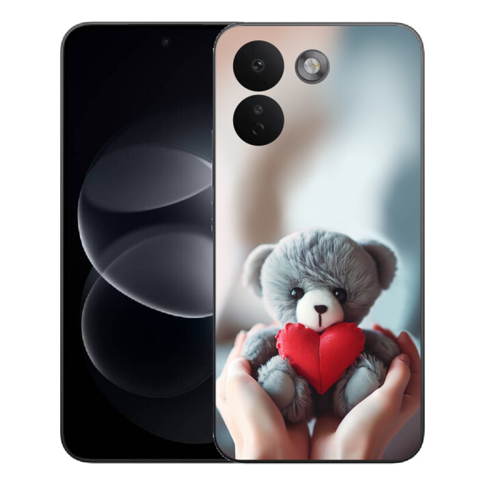 Gelový kryt mmCase na Xiaomi Redmi Note 17 Pro Max 5G - medvídek pro zamilované