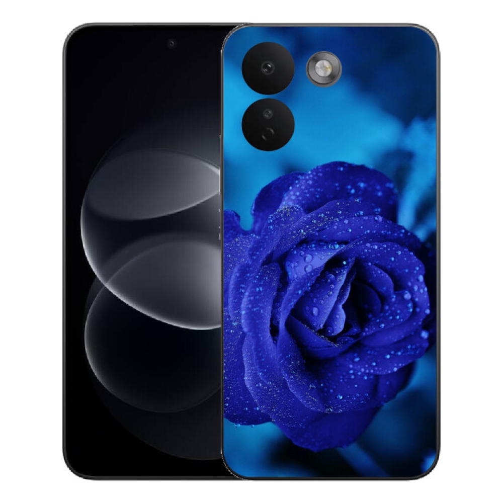Gelový kryt mmCase na Xiaomi Redmi Note 17 Pro Max 5G - modrá růže
