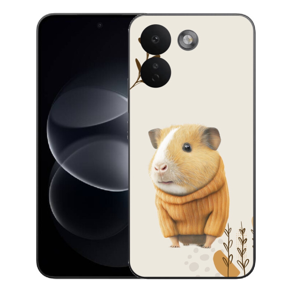 Gelový kryt mmCase na Xiaomi Redmi Note 17 Pro Max 5G - morče ve svetru