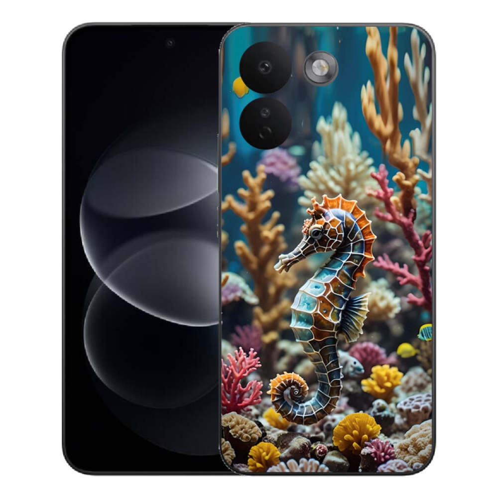Gelový kryt mmCase na Xiaomi Redmi Note 17 Pro Max 5G - mořský koník 2