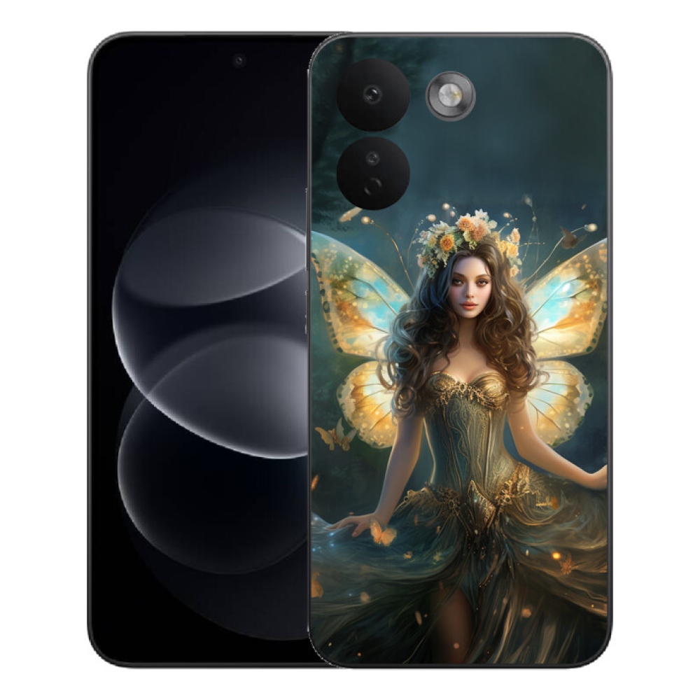 Gelový kryt mmCase na Xiaomi Redmi Note 17 Pro Max 5G - motýlí žena