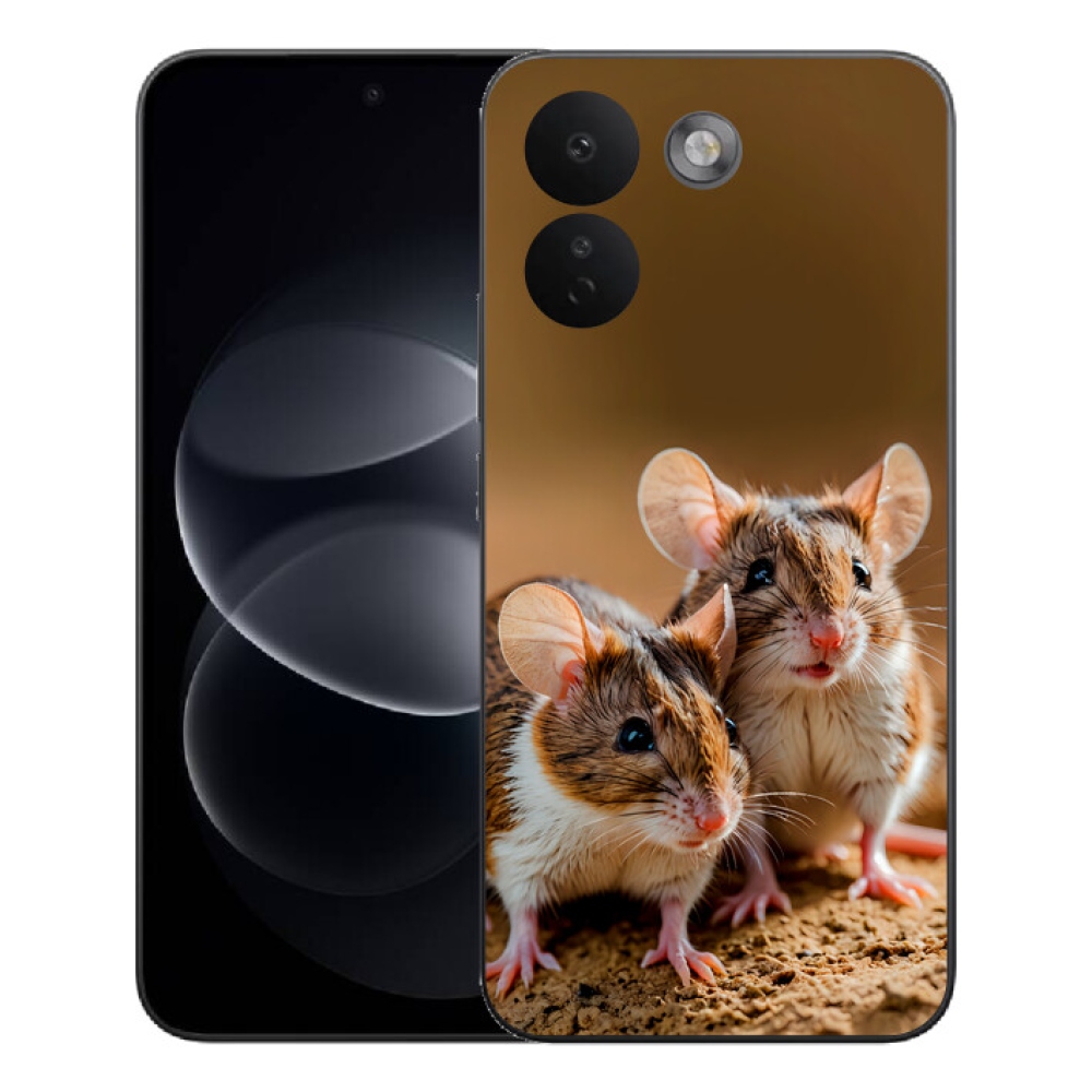 Gelový kryt mmCase na Xiaomi Redmi Note 17 Pro Max 5G - myší duo