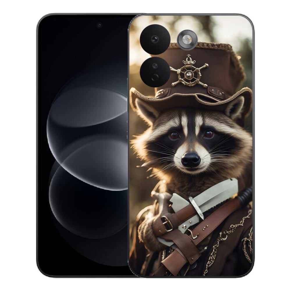 Gelový kryt mmCase na Xiaomi Redmi Note 17 Pro Max 5G - mýval v uniformě
