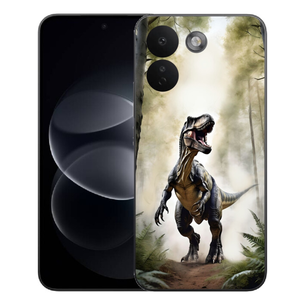 Gelový kryt mmCase na Xiaomi Redmi Note 17 Pro Max 5G - naštvaný T-Rex