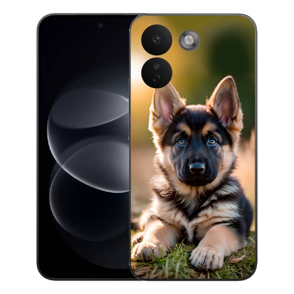 Gelový kryt mmCase na Xiaomi Redmi Note 17 Pro Max 5G - německý ovčák v přírodě